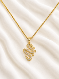 10K Gold Rope Hallow with Dragon pendant