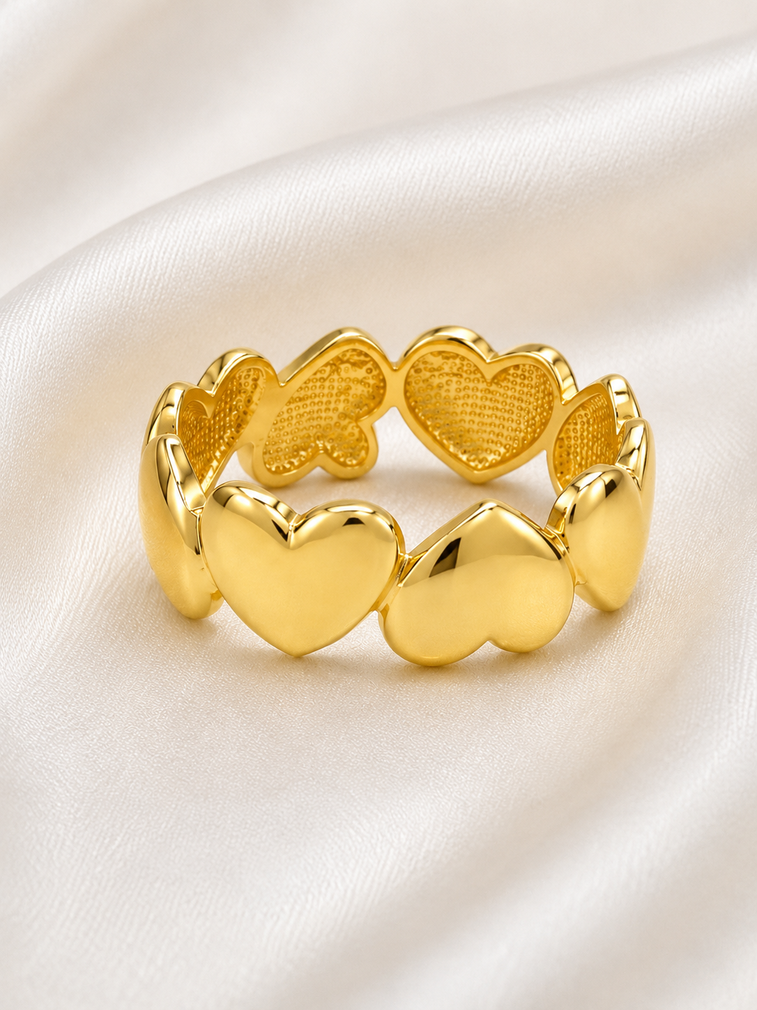 10K Gold Women’s Ring - Hearts